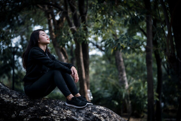 She is trying to look forward and  getting  better from her mentally illness.