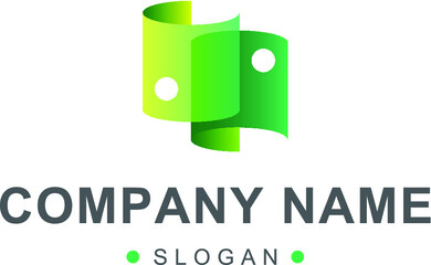 Аbstract green logo