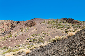 Arenas Negras Nature Landscape in Tenerife, Spain