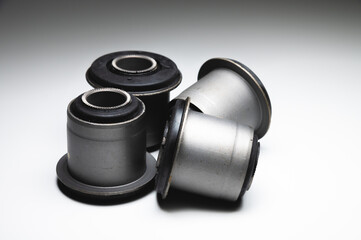 New silent blocks for car suspension. Suspension rubber bushings