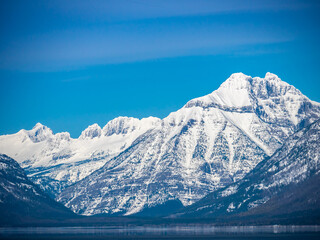 The Mountains From Apgar in GNP.