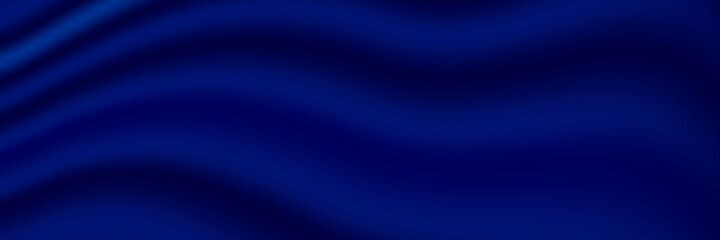 Abstract vector background luxury blue cloth or liquid wave or wavy folds of grunge silk texture satin velvet material, luxurious background or elegant wallpaper 