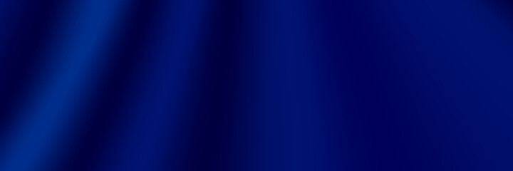 Vector luxury realistic blue silk satin drape textile background. Elegant fabric shiny smooth material with waves. 