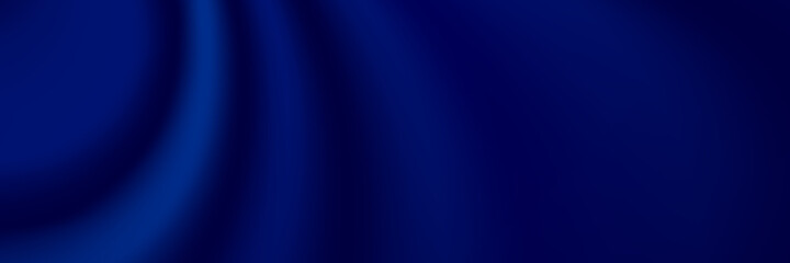 Vector luxury realistic blue silk satin drape textile background. Elegant fabric shiny smooth material with waves. 
