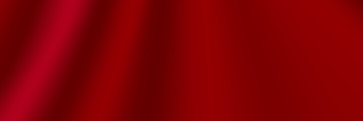 Background from red wavy fabric 