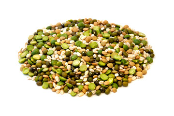 Barley, lentils and beans