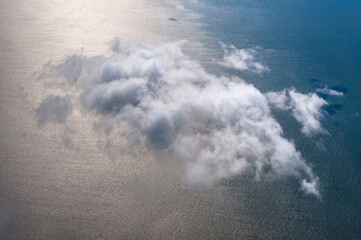 Wolke über der Nordsee