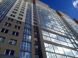  Modern Apartment building. City residential 