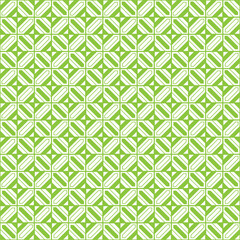 Abstract seamless pattern made with lines and shapes, green background, perfect for wallpaper, background fills, card, banners