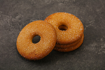 Sweet and crispy ginger cookies