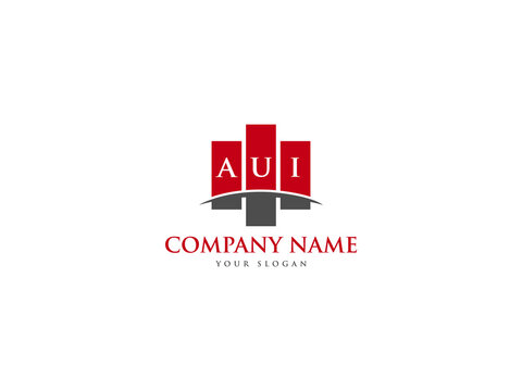 Letter AUI Logo Icon Design For Kind Of Use