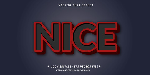 editable text nice style effect 