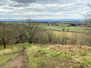 A view of the Shropshire Countryside from Haughmond Hill