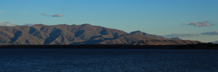 Benmore Range in late afternoon.