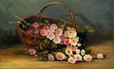 basket of flowers