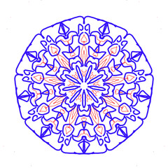 blue and reed design illustration in white background