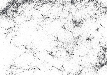 Grunge black and white texture.Overlay illustration over any design to create grungy vintage effect and depth. For posters, banners, retro and urban designs.
