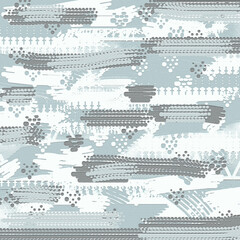 Abstract art pattern, paint stains. Watercolor background, painting. Chaotic, random brush strokes, paint stains. Unpleasant texture, wallpaper, packaging, rugs.The colors are blue,gray and white