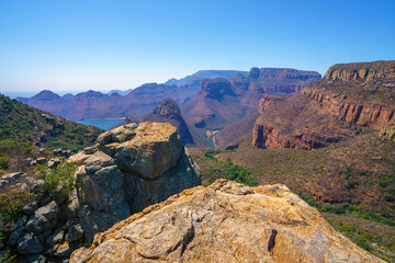 hiking the leopard trail, upper lookout, blyde river canyon, south africa 46