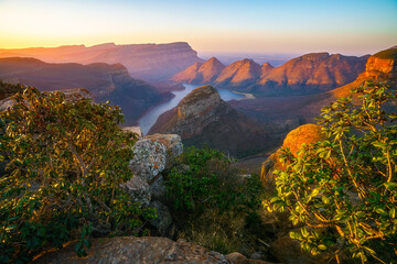 three rondavels and blyde river canyon at sunset, south africa 59