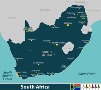 Map of South Africa