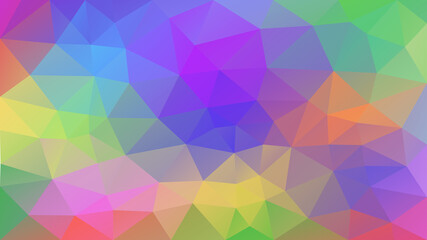 Vector abstract multicolor polygonal background