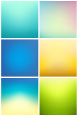 Blurred backgrounds set