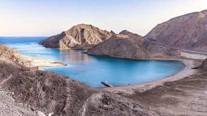 Fjord Bay in Taba, South Sinai, Egypt.