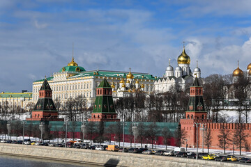 Fototapeta premium Cathedrals of the Kremlin.