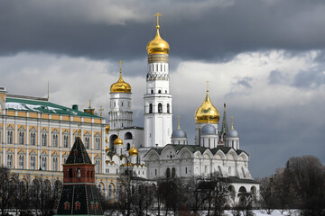 Fototapeta na wymiar The Moscow Kremlin.