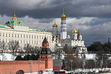 Fototapeta premium Cathedrals of the Kremlin.
