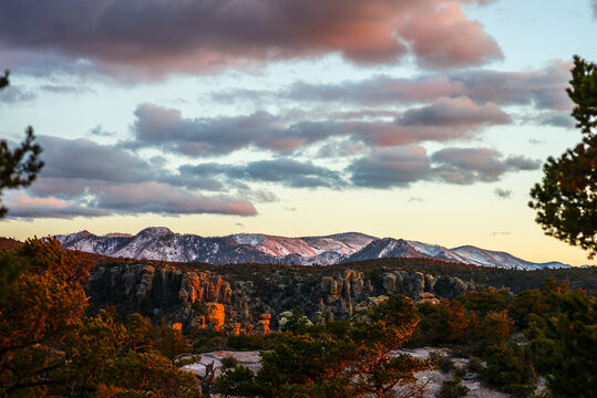 Chiricahua Mountains In Arizona