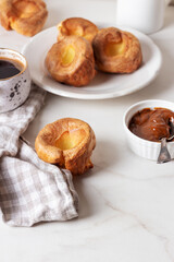 Yorkshire Puddings. Homemade Traditional fluffy golden Yorkshire Puddings.