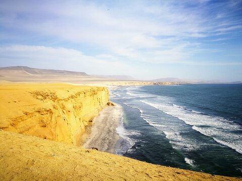Paracas coastline. Peru