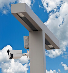IP security camera and led Street lantern