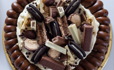 Torta, Chocolate, Pie, Food, Sweet.