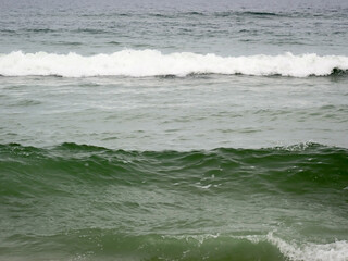Ocean waves near the shore