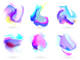 Modern abstract covers set. Futuristic design. Eps10 vector.