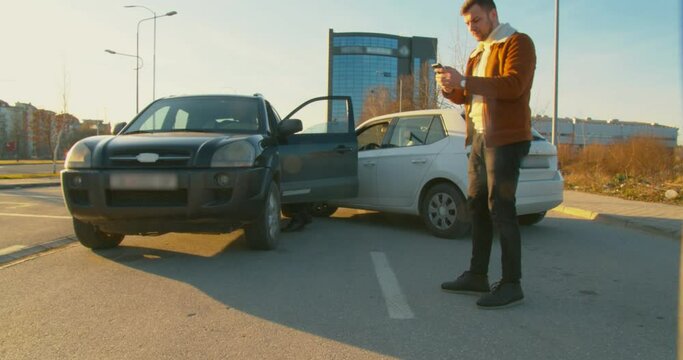 Strangers in a car accident