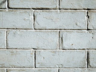 The texture of an old wall of white brick. Vintage, grunge background.