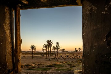 Antigua estación de tren minero abandonada conocida con el nombre de El Chorrillo, utilizada como...