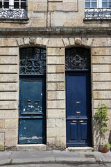 Doors of classical building- Bordeaux (France)