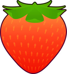 かわいいイチゴ線あり