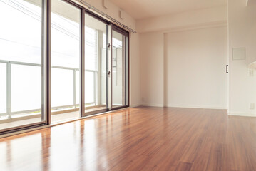 empty room with window