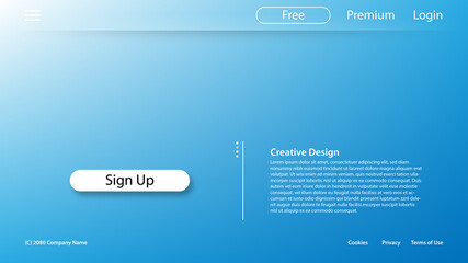 Abstract Modern Background with Vibrant Gradient Color.