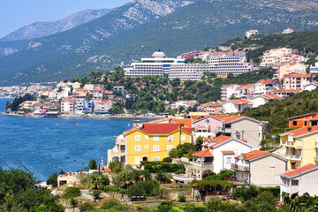 Fototapeta na wymiar Neum resort city on Adriatic sea, Bosnia