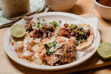 Authentic mexican food served in a restaurant