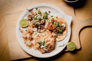 Authentic mexican food served in a restaurant