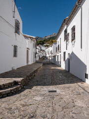 Fototapeta na wymiar Grazalema, white andalusian village in Spain