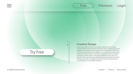 Abstract Modern Background with Vibrant Gradient Color.